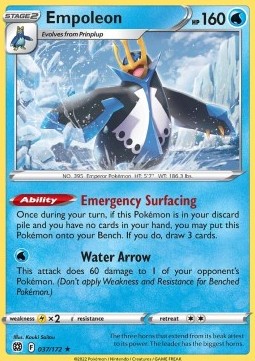 Empoleon - Astri Lucenti (Holo Rare) [BRS-037]