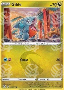 Gible - Astri Lucenti (Common) [BRS-107]