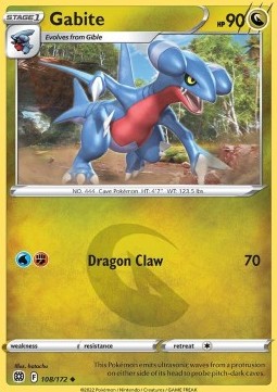 Gabite - Astri Lucenti (Uncommon) [BRS-108]