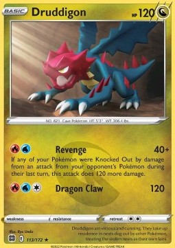 Druddigon - Astri Lucenti (Rare) [BRS-113]