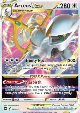 Arceus V ASTRO - Astri Lucenti (Ultra Rare) [BRS-123]