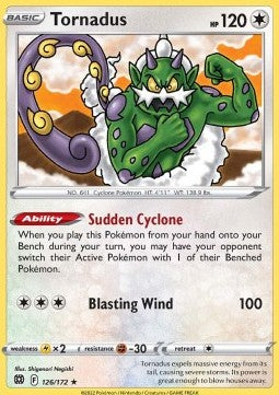 Tornadus - Astri Lucenti (Rare) [BRS-126]
