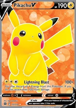 Pikachu V - Astri Lucenti (Ultra Rare) [BRS-157]