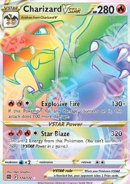 Charizard V ASTRO - Astri Lucenti (Secret Rare) [BRS-174]