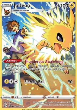 Jolteon - Astri Lucenti (Holo Rare) [BRS-TG04]