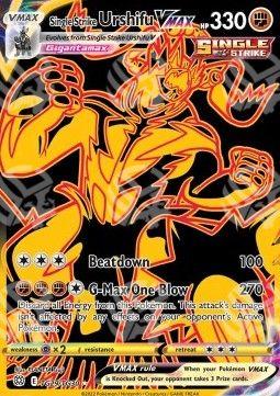 Urshifu Singolcolpo VMAX - Astri Lucenti (Secret Rare) [BRS-TG29]