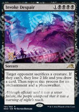Invocare la Disperazione - Kamigawa: Dinastia Neon: Promos (Rare) [PNEO-101]