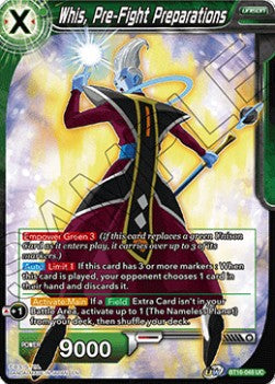 Whis, Pre-Fight Preparations - Realm of the Gods (Uncommon) [BT16-048]