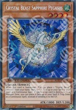 Bestia Cristallo Pegaso Zaffiro - Speed Duel GX: Cofanetto Accademia del Duellante (Secret Rare) [SGX1-F08]