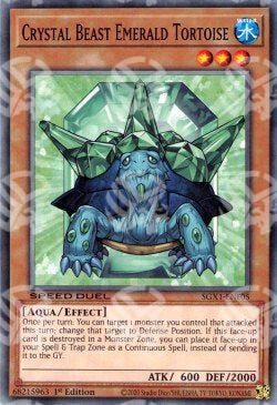 Bestia Cristallo Tartaruga Smeraldo - Speed Duel GX: Cofanetto Accademia del Duellante (Common) [SGX1-F05]