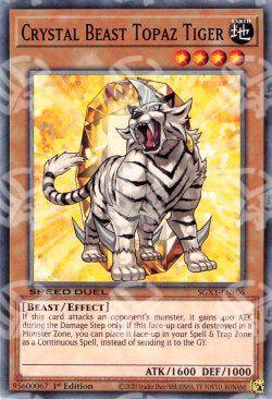 Bestia Cristallo Tigre Topazio - Speed Duel GX: Cofanetto Accademia del Duellante (Common) [SGX1-F06]