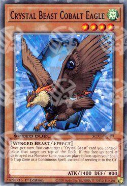Bestia Cristallo Aquila Cobalto - Speed Duel GX: Cofanetto Accademia del Duellante (Common) [SGX1-F07]