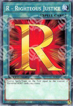 R - Retta Giustizia - Speed Duel GX: Cofanetto Accademia del Duellante (Common) [SGX1-A17]