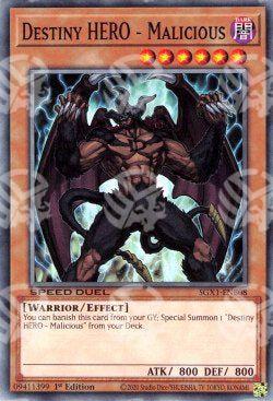 Malicious - EROE del Destino - Speed Duel GX: Cofanetto Accademia del Duellante (Common) [SGX1-B08]