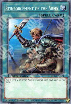 Rinforzi dell'Esercito - Speed Duel GX: Cofanetto Accademia del Duellante (Common) [SGX1-B11]