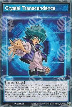 Crystal Transcendence (Skill) - Speed Duel GX: Cofanetto Accademia del Duellante (Common) [SGX1-S06]