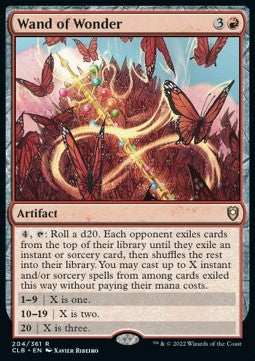 Bacchetta delle Meraviglie - Leggende di Commander: Battaglia per Baldur’s Gate (Rare) [CLB-204]