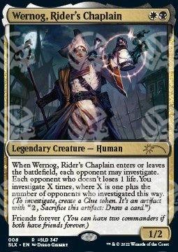 Wernog, Rider's Chaplain - Universes Within (Rare) [SLX-8]