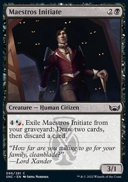 Iniziato dei Maestro - Strade di Nuova Capenna (Common) [SNC-86]