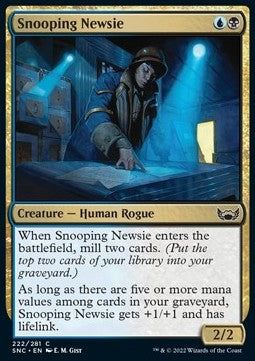 Giornalista Ficcanaso - Strade di Nuova Capenna (Common) [SNC-222]