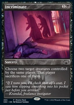 Incriminare - Strade di Nuova Capenna: Promos (Common) [PSNC-465]