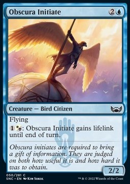 Iniziata degli Obscura - Strade di Nuova Capenna (Common) [SNC-50]