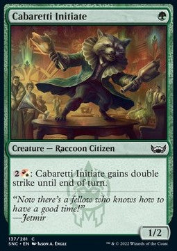 Iniziato dei Cabaretti - Strade di Nuova Capenna (Common) [SNC-137]