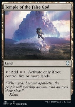 Tempio della Dea Fasulla - Commander: Strade di Nuova Capenna (Uncommon) [NCC-436]