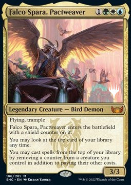 Falco Sparo, Tessitore d'Intese - Strade di Nuova Capenna: Promos (Mythic) [PSNC-186]