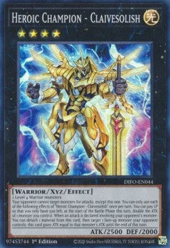 Campione Eroico - Claivesolish - Forza Dimensionale (Super Rare) [DIFO-044]