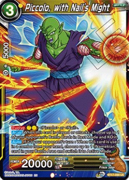 Piccolo, with Nail's Might - Ultimate Squad (Uncommon) [BT17-090]