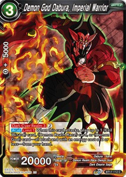 Demon God Dabura, Imperial Warrior - Ultimate Squad (Common) [BT17-112]