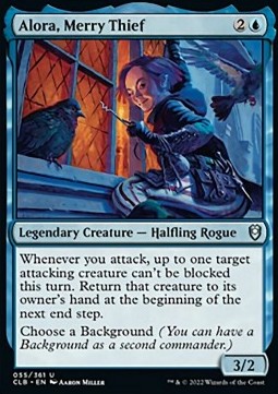 Alora, Furfante Gioiosa - Leggende di Commander: Battaglia per Baldur’s Gate (Uncommon) [CLB-55]