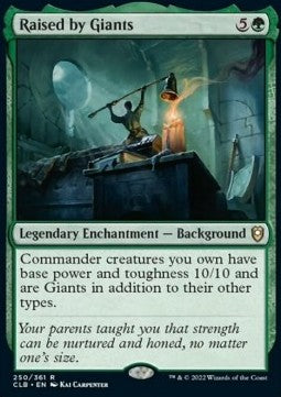 Cresciuto dai Giganti - Leggende di Commander: Battaglia per Baldur’s Gate (Rare) [CLB-250]
