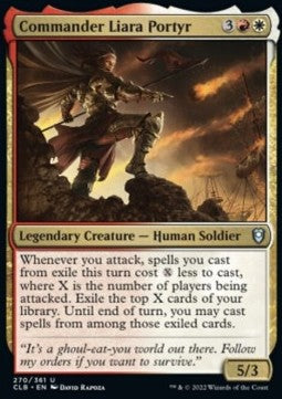Comandante Liara Portyr - Leggende di Commander: Battaglia per Baldur’s Gate (Uncommon) [CLB-270]