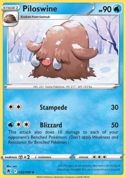 Piloswine - Lucentezza Siderale (Uncommon) [ASR-032]