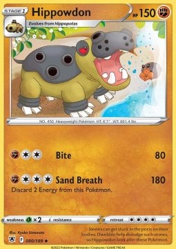 Hippowdon - Lucentezza Siderale (Uncommon) [ASR-080]