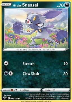 Sneasel di Hisui - Lucentezza Siderale (Common) [ASR-092]