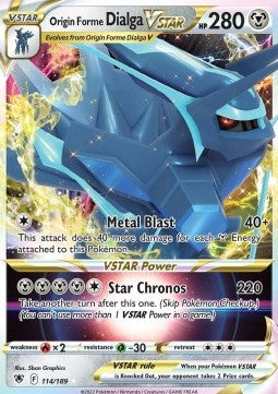 Dialga Originale V ASTRO - Lucentezza Siderale (Ultra Rare) [ASR-114]