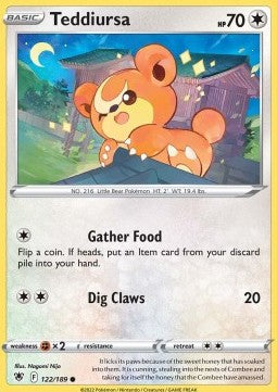 Teddiursa - Lucentezza Siderale (Common) [ASR-122]