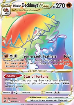 Decidueye di Hisui V ASTRO - Lucentezza Siderale (Secret Rare) [ASR-195]