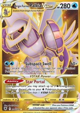 Palkia Originale V ASTRO - Lucentezza Siderale (Secret Rare) [ASR-208]