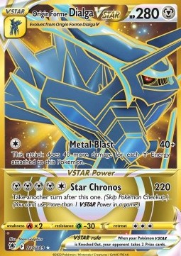 Dialga Originale V ASTRO - Lucentezza Siderale (Secret Rare) [ASR-210]