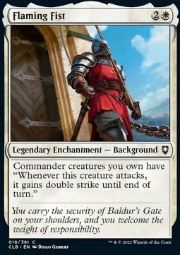 Pugno Fiammante - Leggende di Commander: Battaglia per Baldur’s Gate (Common) [CLB-18]