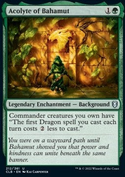 Accolito di Bahamut - Leggende di Commander: Battaglia per Baldur’s Gate (Uncommon) [CLB-212]