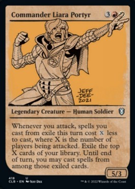 Comandante Liara Portyr - Leggende di Commander: Battaglia per Baldur’s Gate: Extras (Uncommon) [XCLB-418]