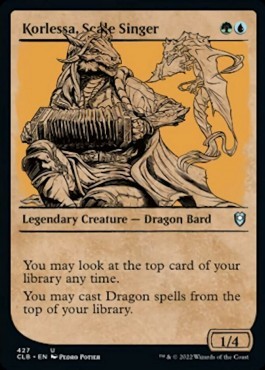Korlessa, Cantrice delle Scaglie - Leggende di Commander: Battaglia per Baldur’s Gate: Extras (Uncommon) [XCLB-427]