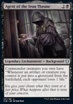 Agente del Trono di Ferro - Leggende di Commander: Battaglia per Baldur’s Gate (Uncommon) [CLB-107]