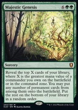 Genesi Maestosa - Leggende di Commander: Battaglia per Baldur’s Gate (Mythic) [CLB-240]