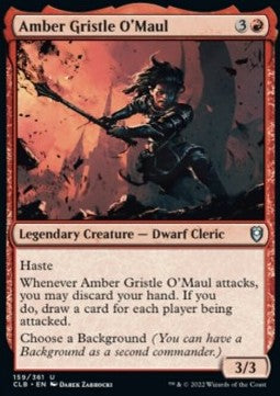 Amber Gristle O'Maul - Leggende di Commander: Battaglia per Baldur’s Gate (Uncommon) [CLB-159]